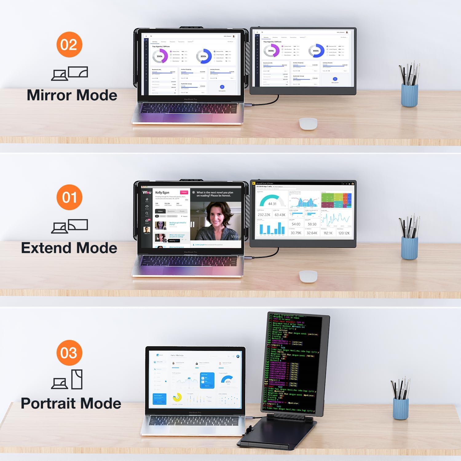 Thumbnail 3 de 14-inch FHD Laptop Screen Extender 🖥