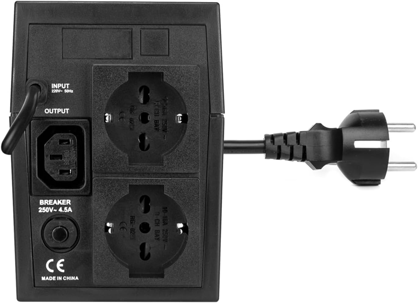 Detalle de VulTech UPS1200VA-LITE – zasilacz awaryjny 1200 VA, 600 W z AVR