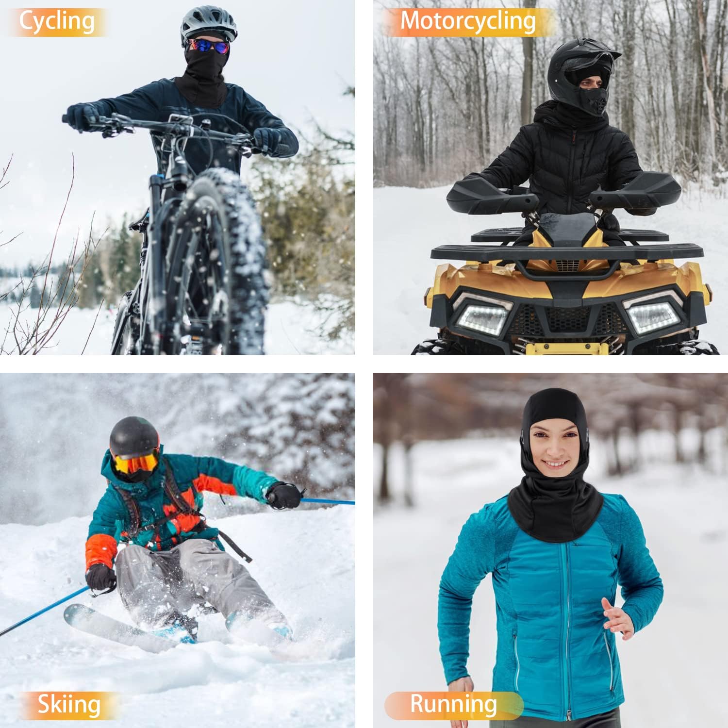 Thumbnail 6 de HEGCOIIE Winter Balaclava windproof ski mask
