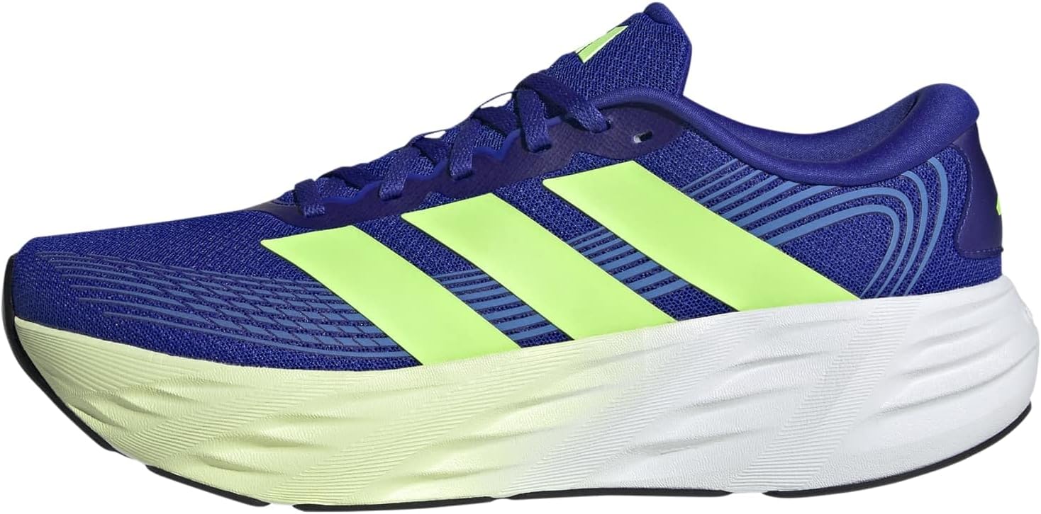 Detalle de Adidas Galaxy 8 para hombre: Galaxy 8 Running Shoes Lucid Blue/Signal Green/Ray Blue, 44 EU
