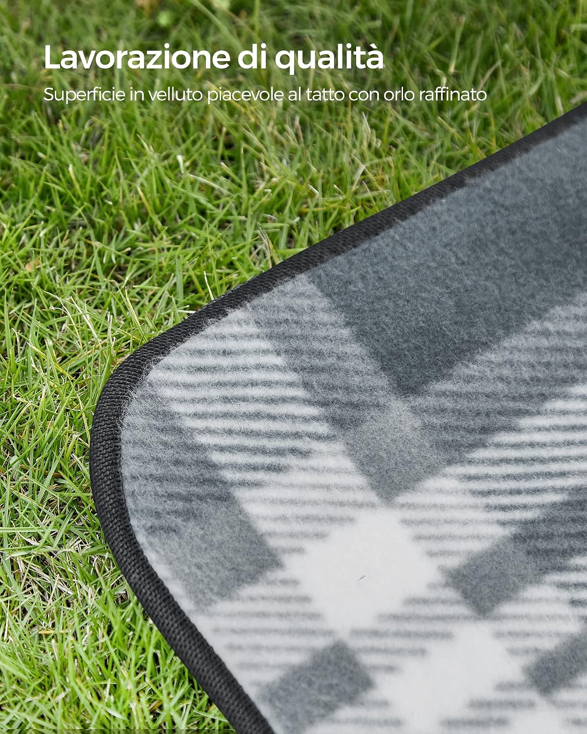 Thumbnail 6 de SONGMICS Coperta Picnic 200x200 cm GCM61GW: grande, comoda e impermeabile