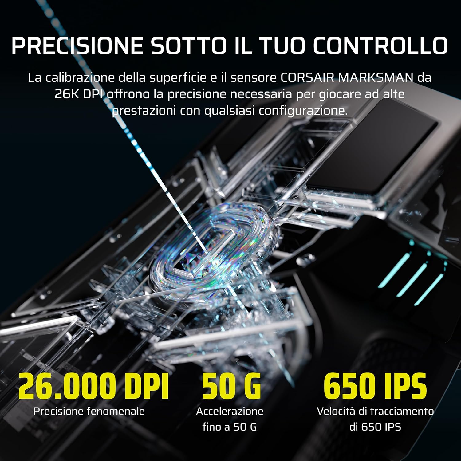 Thumbnail 5 de Corsair IRONCLAW WIRELESS SE Mouse Da Gioco