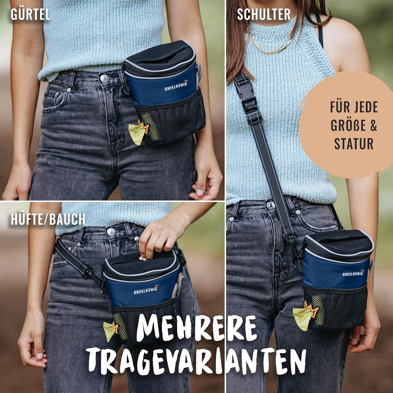 Thumbnail 5 de Rudelkönig Leckerlitasche für Hunde Gassi Tasche