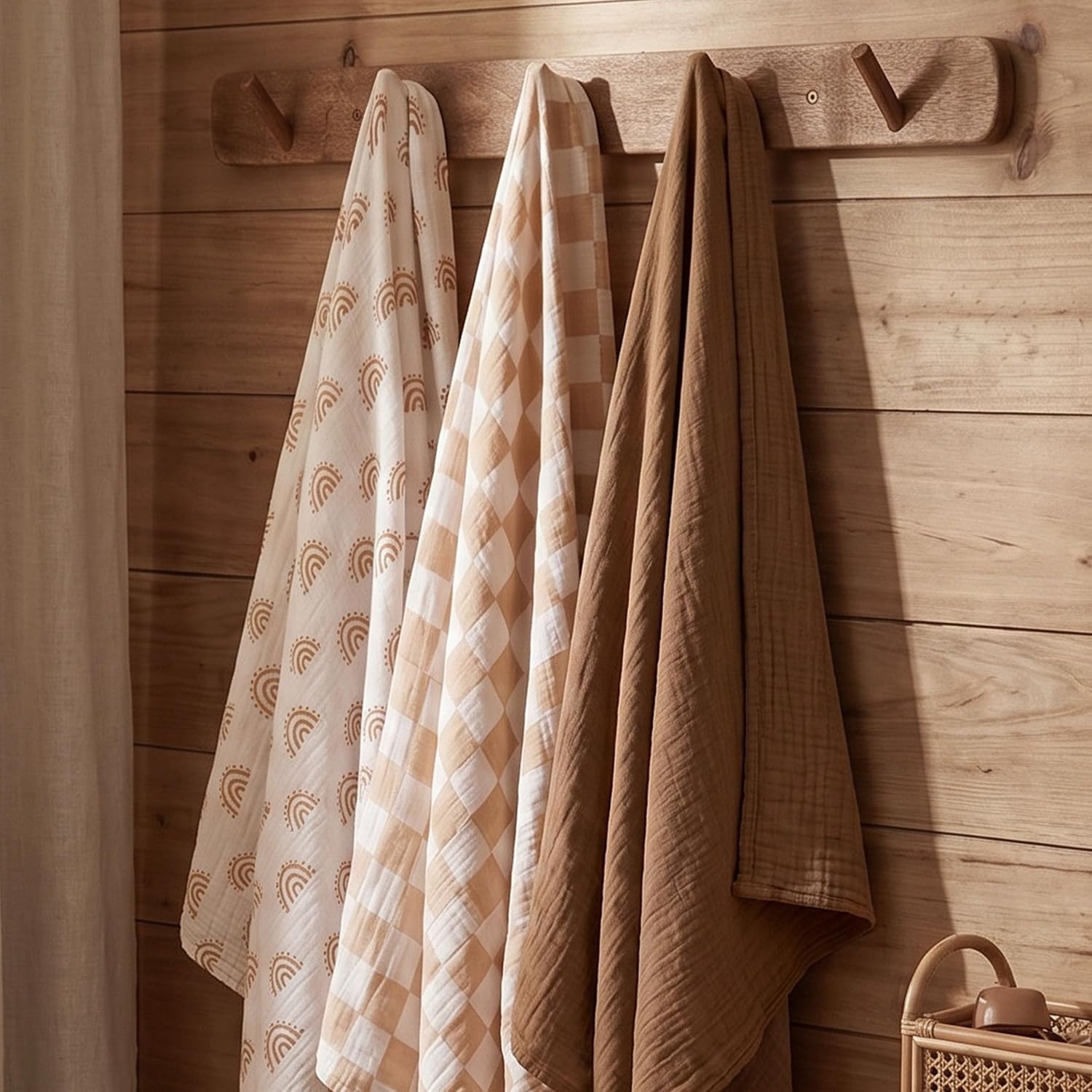 Detalle de Soarwg Kids Muslin Swaddle Blanket 95x100cm
