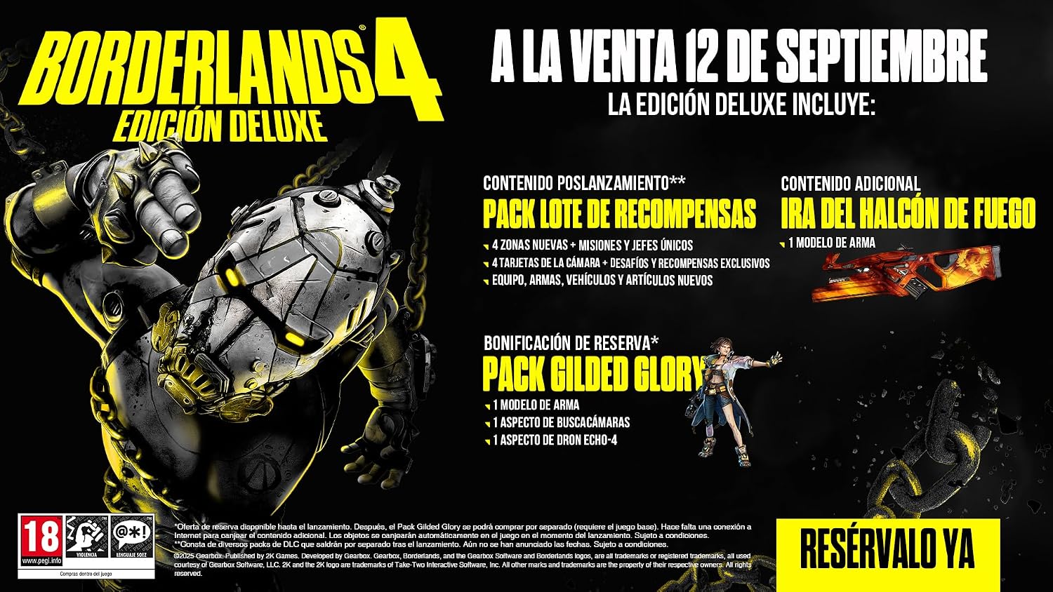Detalle de Borderlands 4 Edition Deluxe PS5