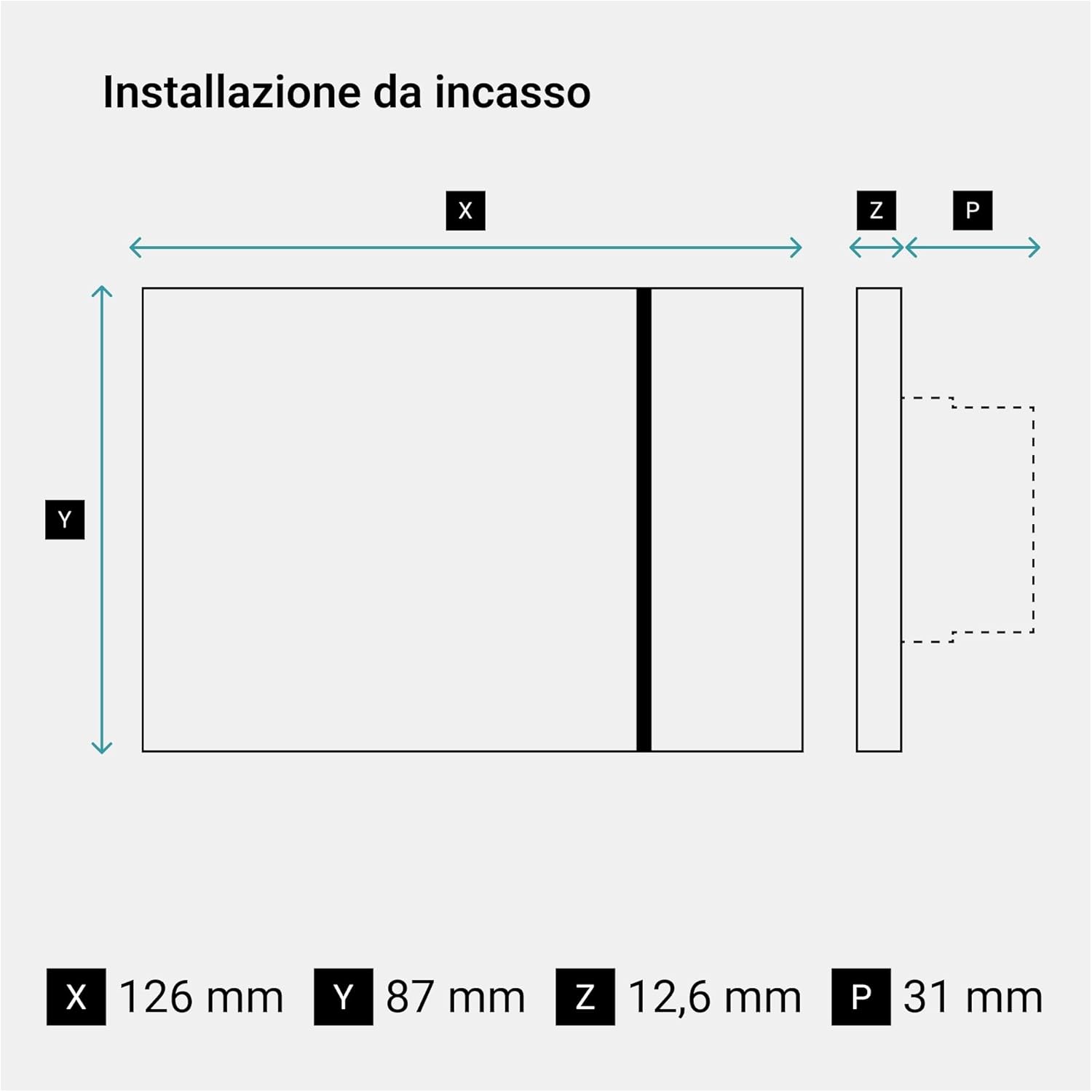 Thumbnail 6 de BTICINO SXG8002 Smarther2: Termostato WiFi da Incasso perCasa Intelligente