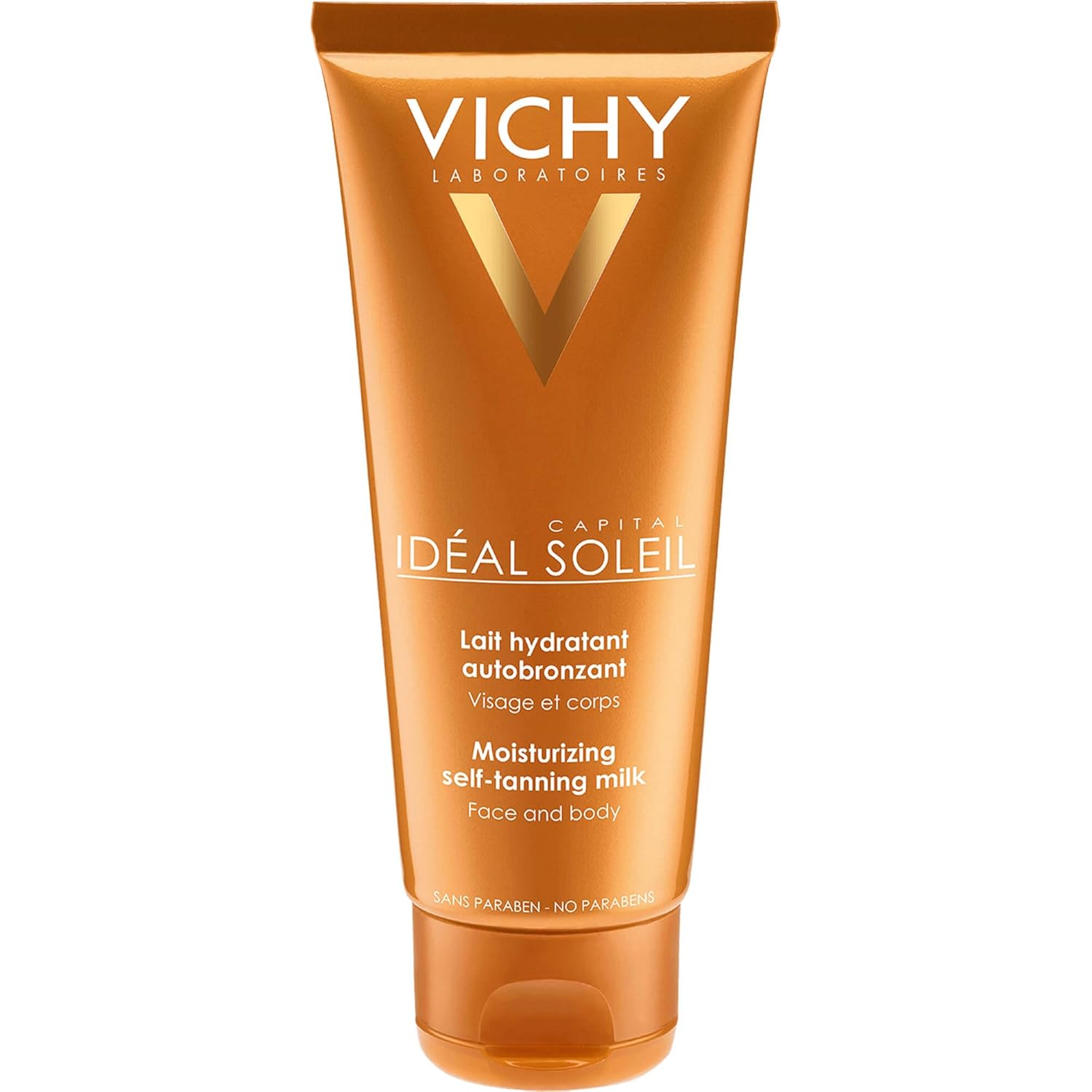 Detalle de Vichy Ideal Soleil Selbstbräuner-Milch für Gesicht und Körper – 100 ml mit Sheabutter