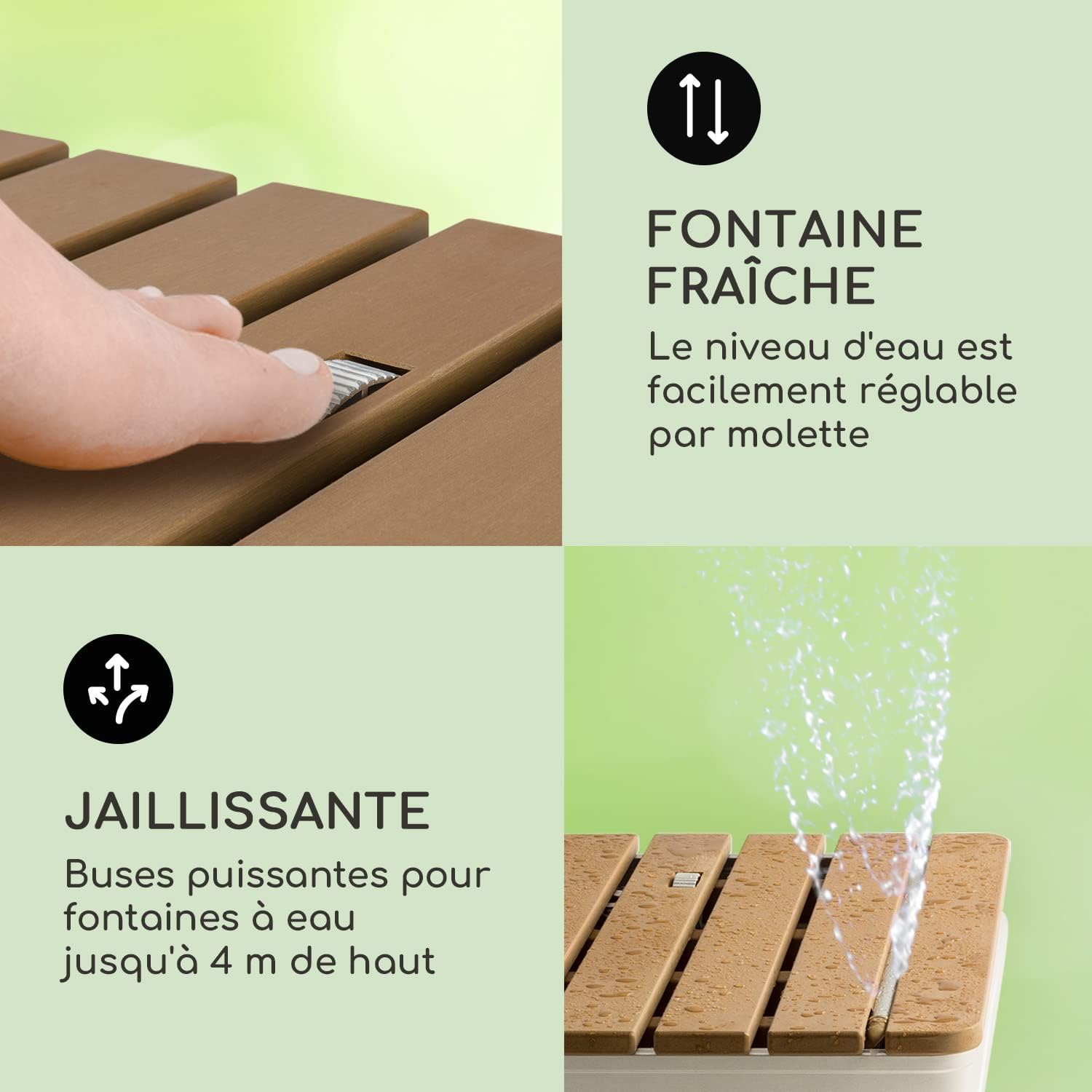 Detalle 2 de blumfeldt Sumatra Breeze Outdoor Shower with Adjustable 4 m Water Jet