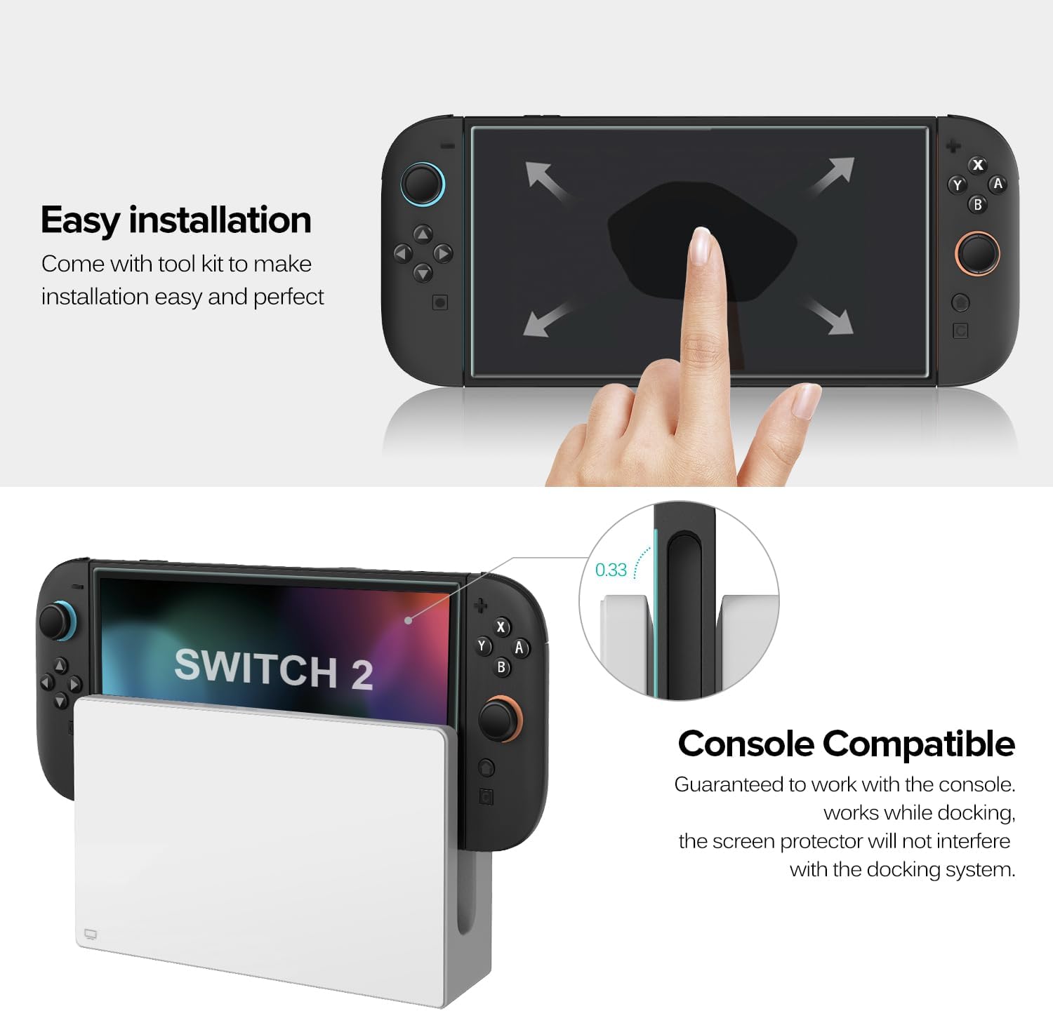 Detalle 2 de ivoler Verre trempé Switch 2 4 pièces