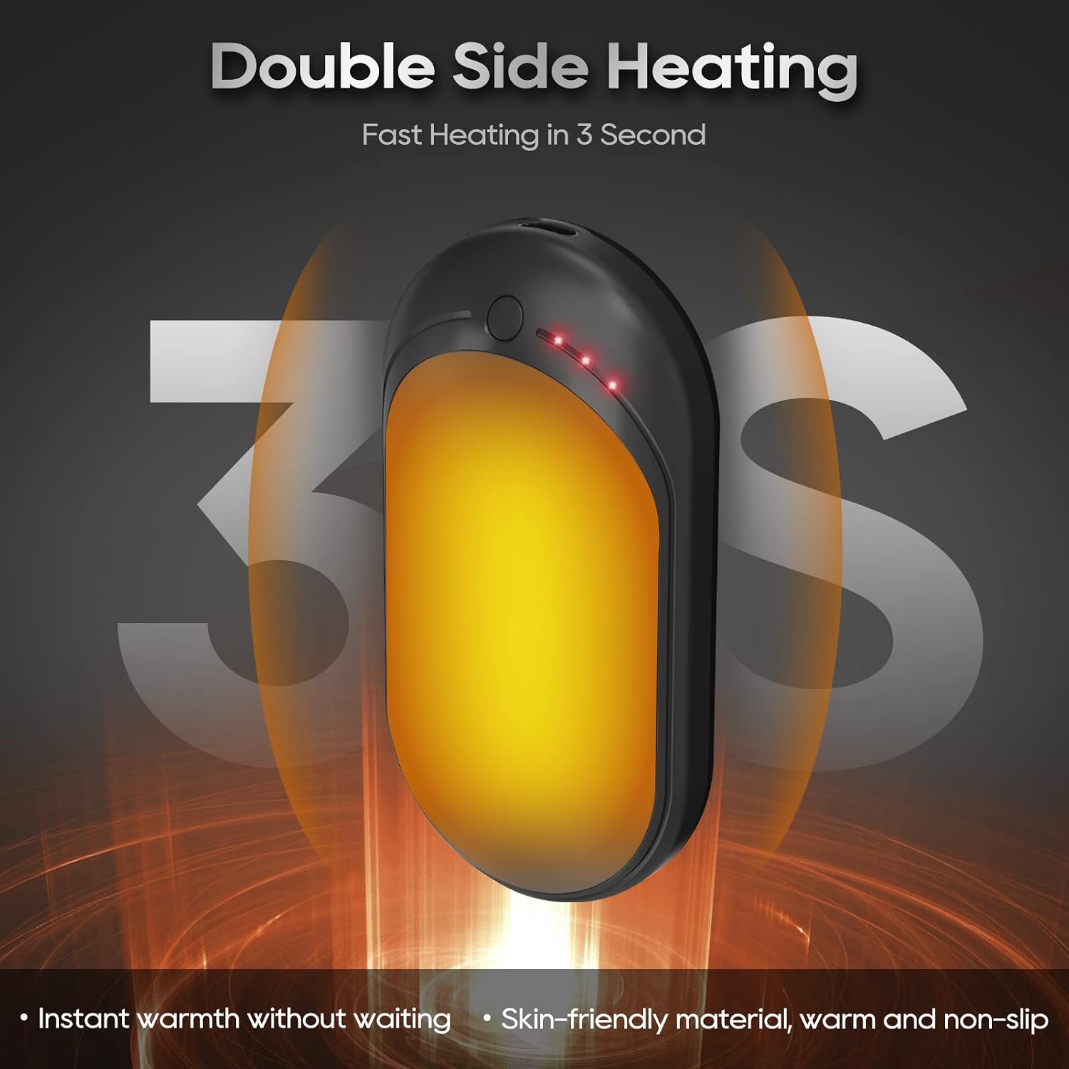 Detalle de Hand Warmers Rechargeable 5200 mAh power bank