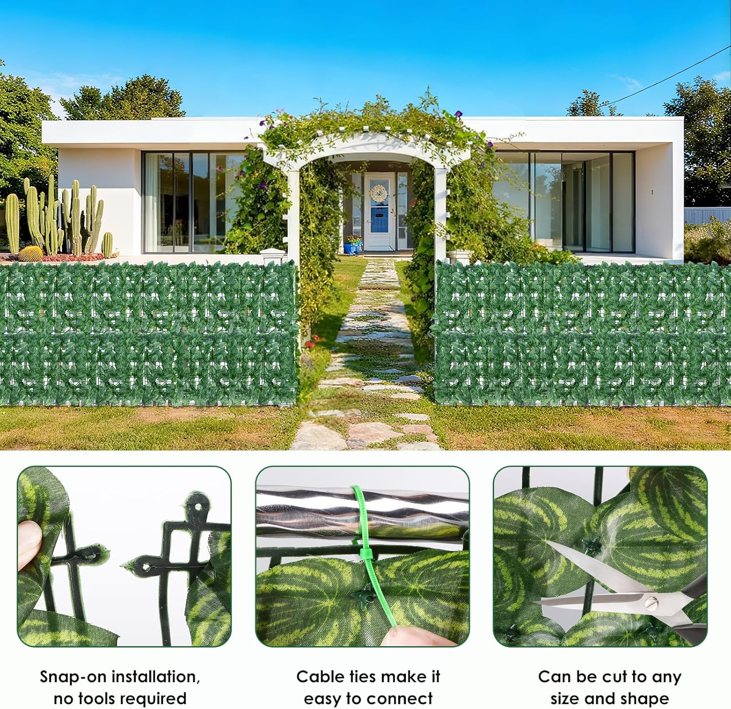 Thumbnail 3 de Artificial Ivy Fence Screening 3m x 1m