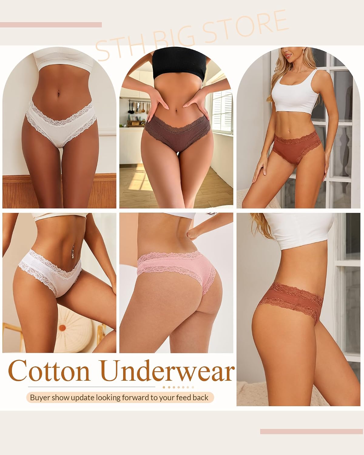 Thumbnail 4 de Sth Big Cotton Underwear 6 Pack
