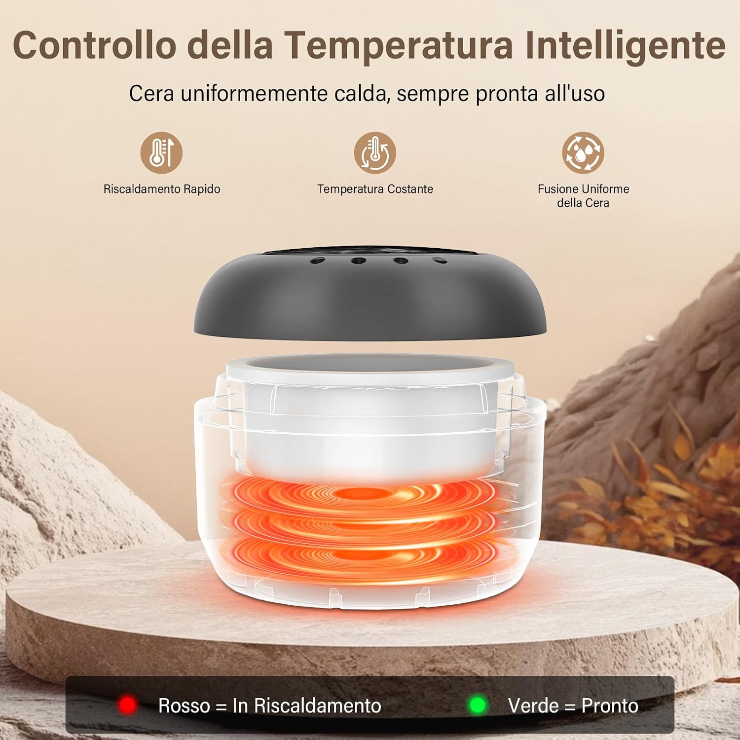 Detalle de Koeutoze Kit di ceretta Naso per Uomini e Donne – Kit completo per naso, orecchie e sopracciglia
