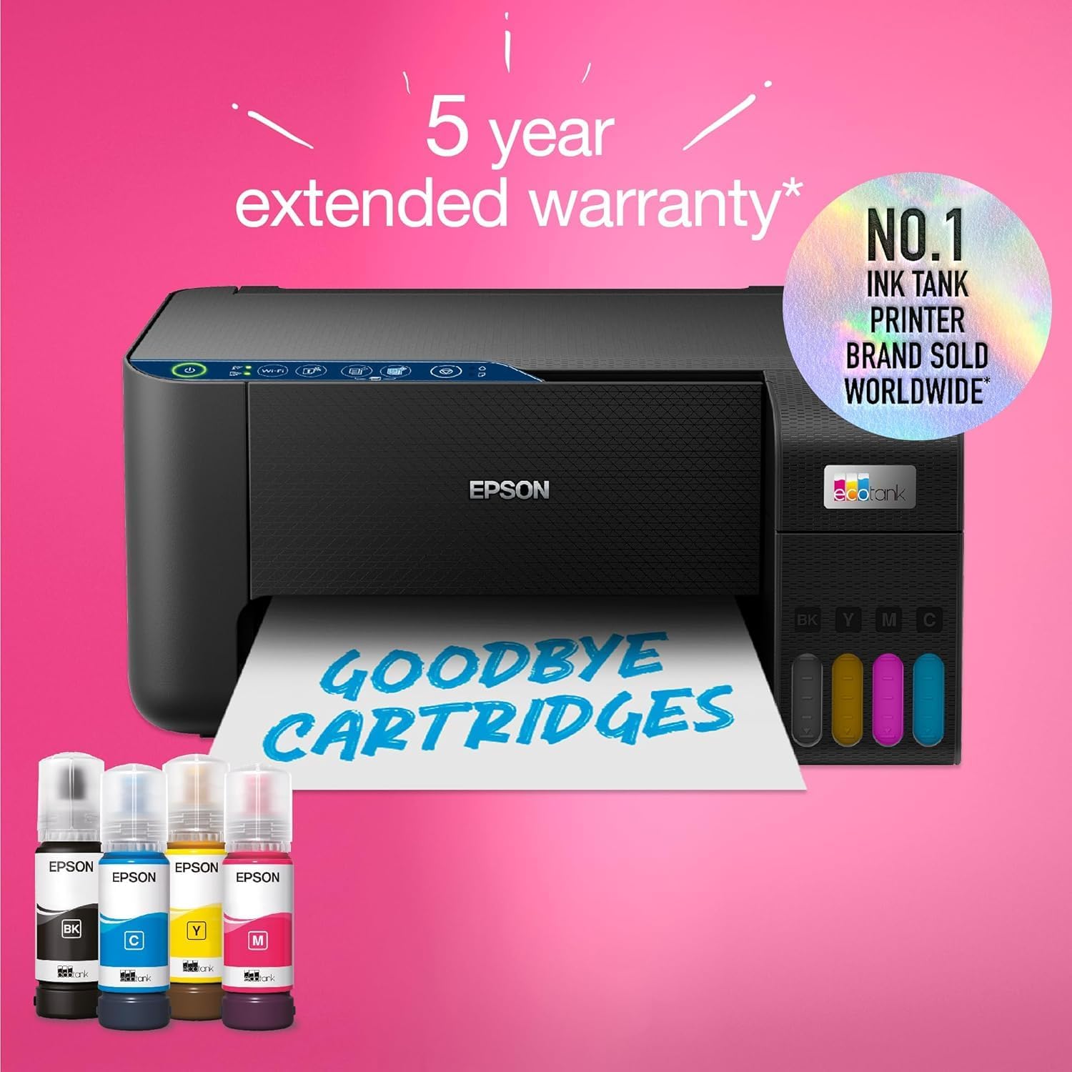 Thumbnail 4 de Epson EcoTank ET-2861 Ink Tank Printer (A4) – Wi-Fi, Print/Copy/Scan with up to 3 years of ink