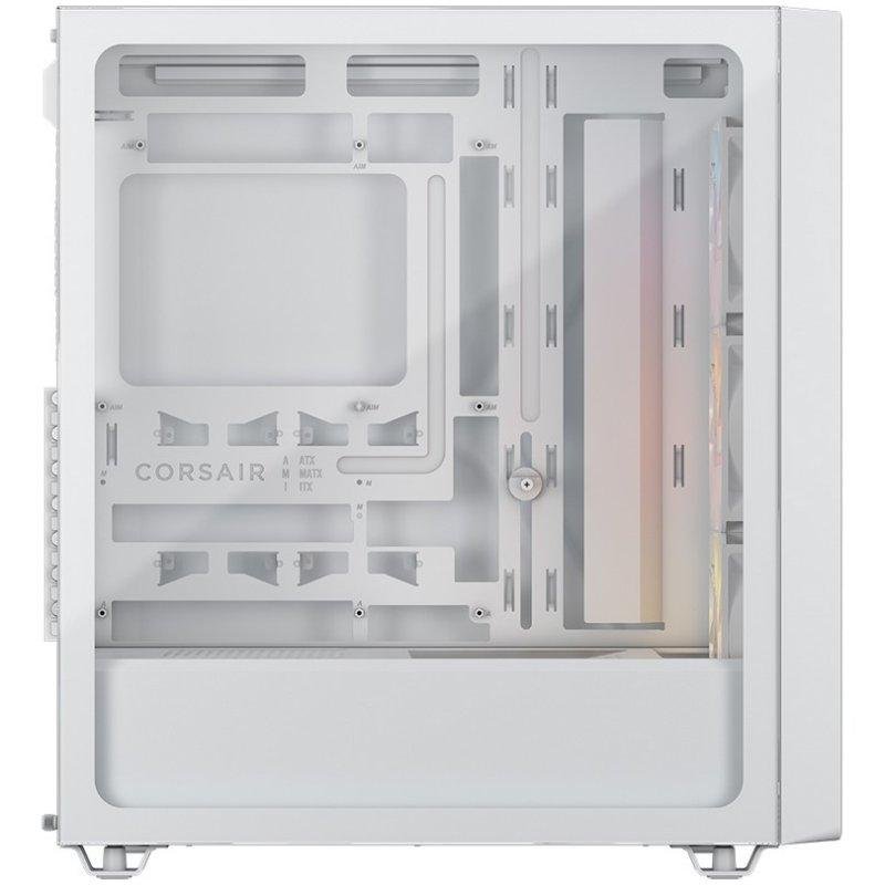Thumbnail 2 de Corsair 3200D RS ARGB Blanca: torre espaciosa con 3 ventiladores y USB‑C para setups de alto rendimiento