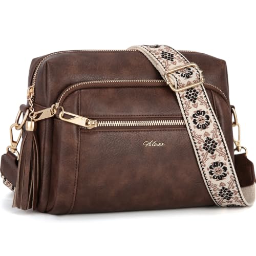 Detalle de HILAEX Sac Bandoulière Femme avec Antivol – élégance pratique et sécurité au quotidien