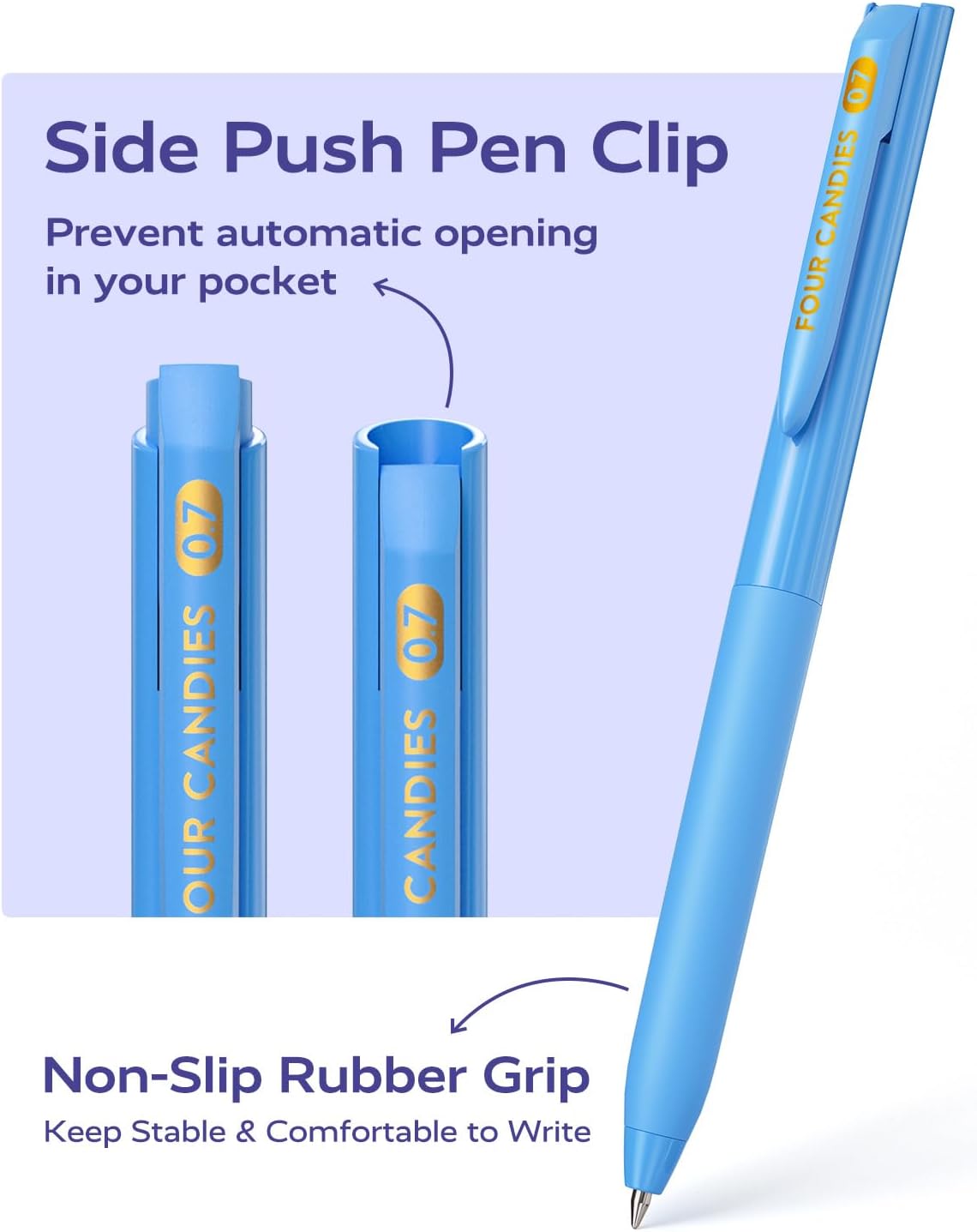 Thumbnail 6 de Four Candies Colored Pens 0.7 mm