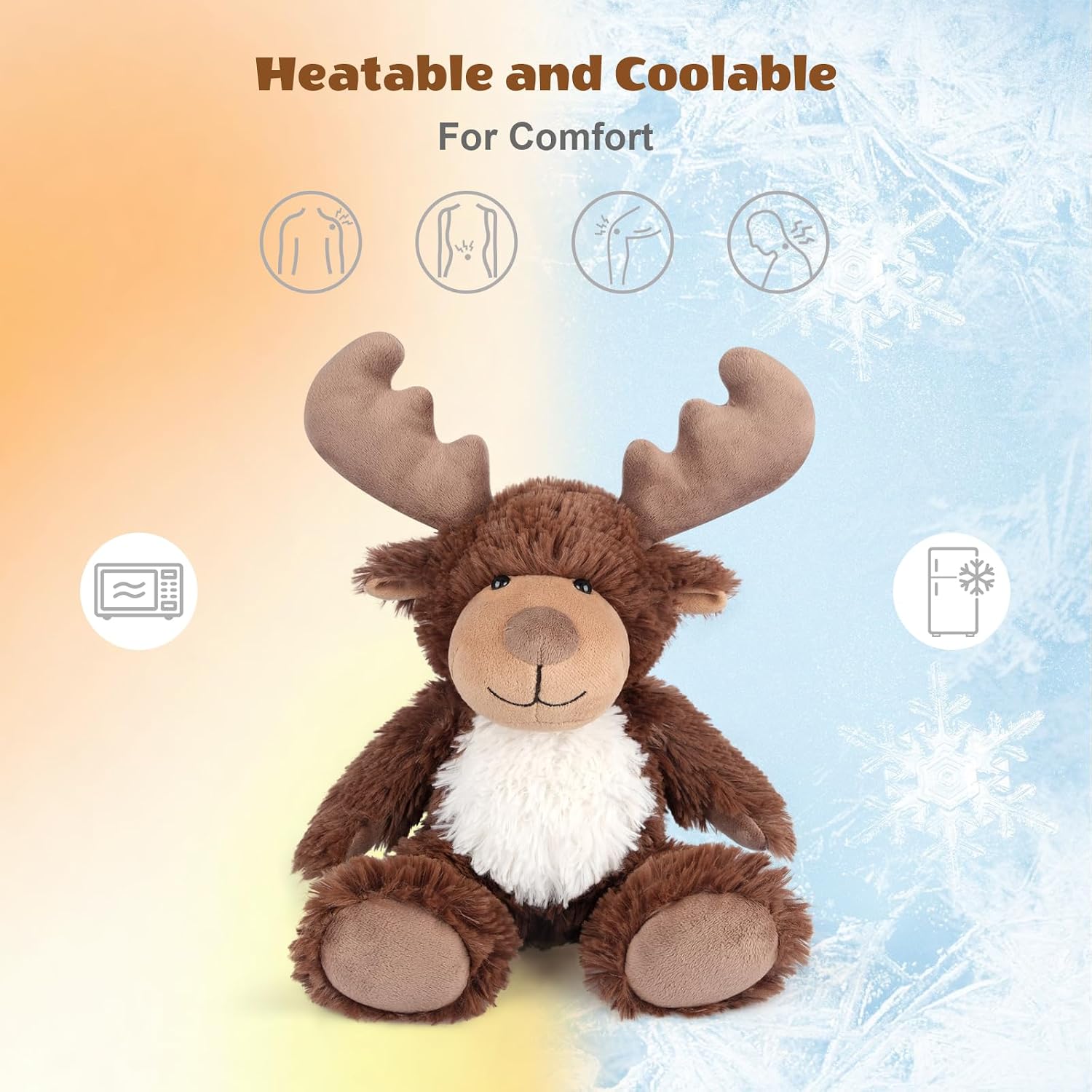 Detalle 2 de SuzziPals Heatable Moose Plush 1 Pack