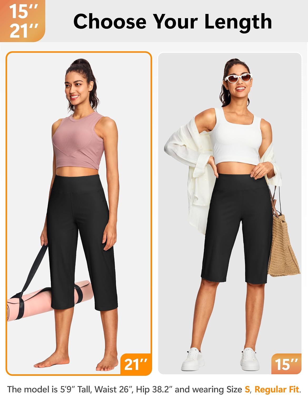 Thumbnail 6 de ISEEGZ Capri Pants 3.5-inch High Waist