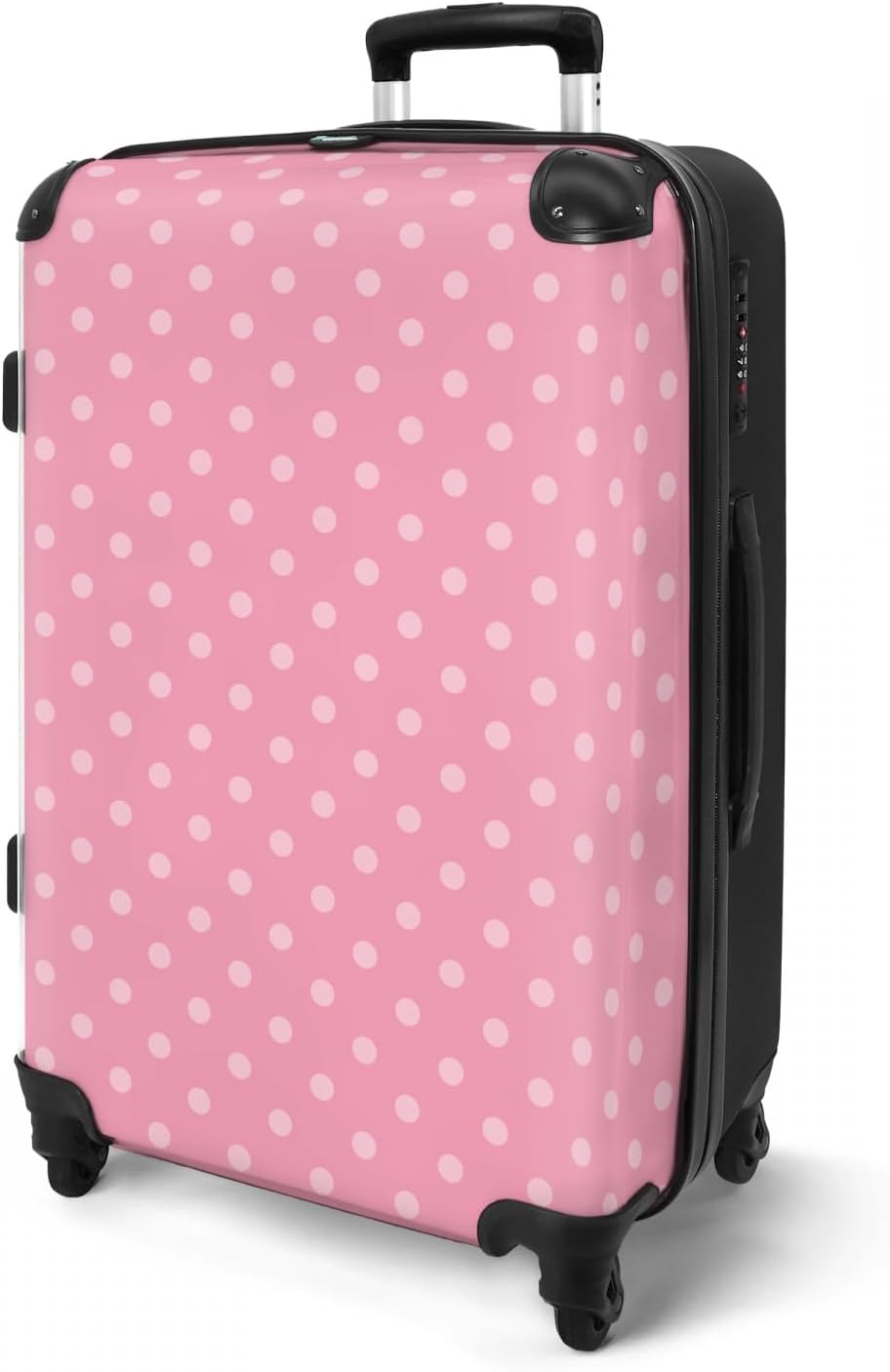 Detalle 2 de NoBoringSuitcases.com valigia grande rigida 67–72 L con 4 ruote e TSA, 20–23 kg