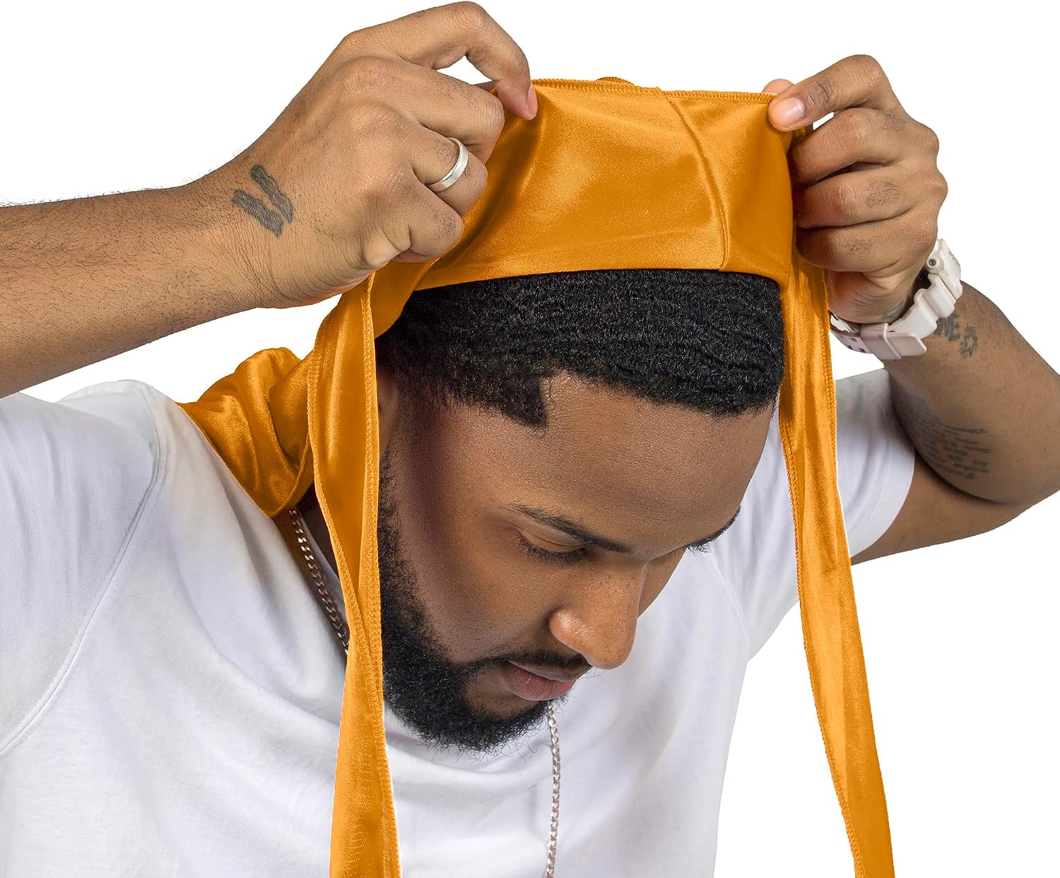 Detalle de ForceWave 4PCS Silky Durags with Wave Cap for 360 Waves
