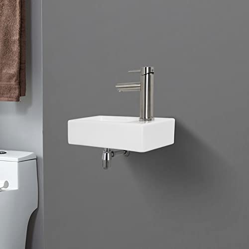 Detalle de Ibergrif M41102-R Lavabo cerámica derecha 376×188×93 mm 🚽