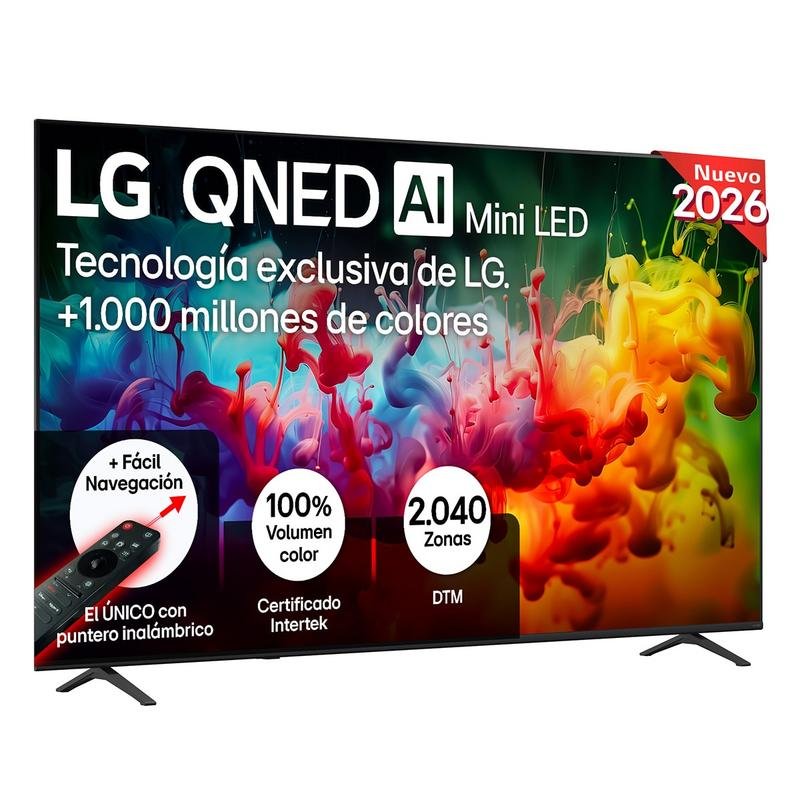 Detalle 2 de LG 85QNED70B6A: TV QNED MiniLED de 85" 4K con HDR10, WebOS y Dolby Audio
