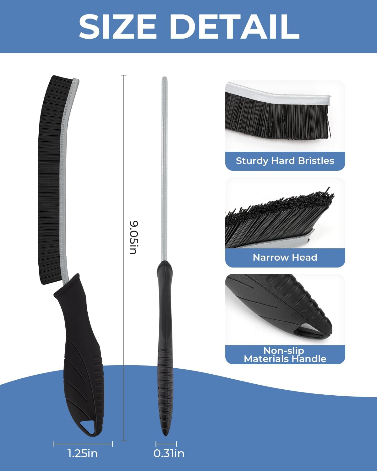 Thumbnail 6 de Cleangor Crevice Cleaning Brush for Grout 🧽