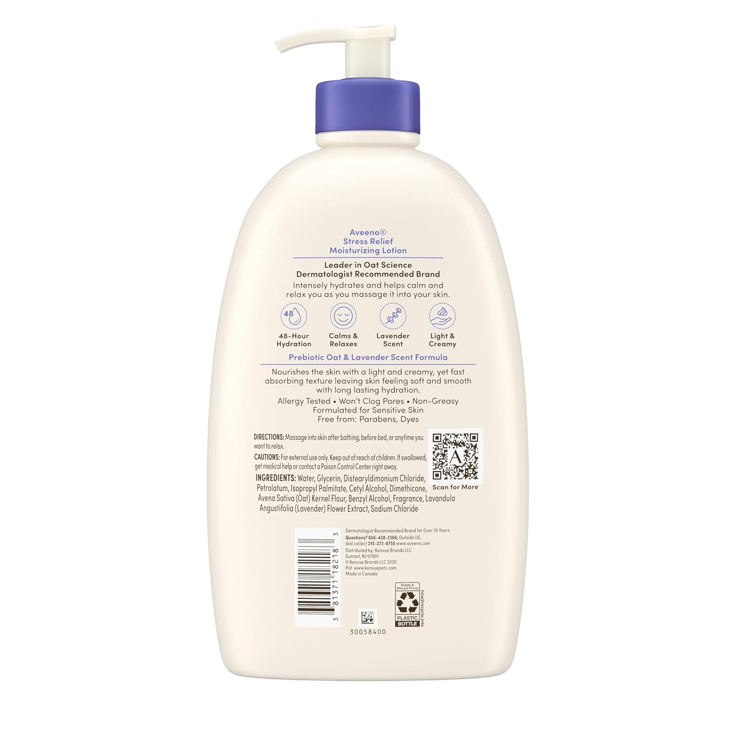 Thumbnail 4 de Aveeno Stress Relief Moisturizing Body Lotion 33 Fl Oz
