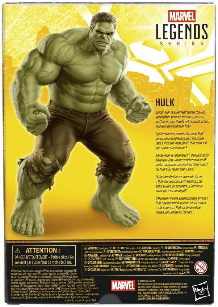 Detalle 2 de Marvel Legends Series Hulk-actiefiguur van 15 cm uit Spider-Man: Brand New Day