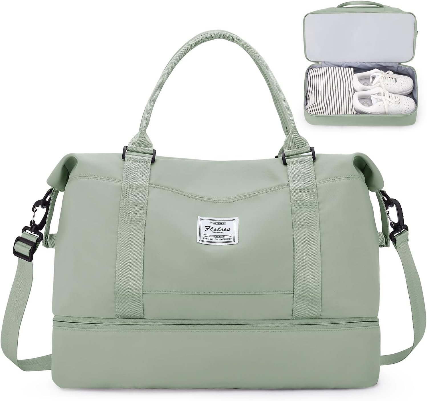 Detalle 2 de Easyjet J2 Grün Reisetasche Damen Weekender Tasche