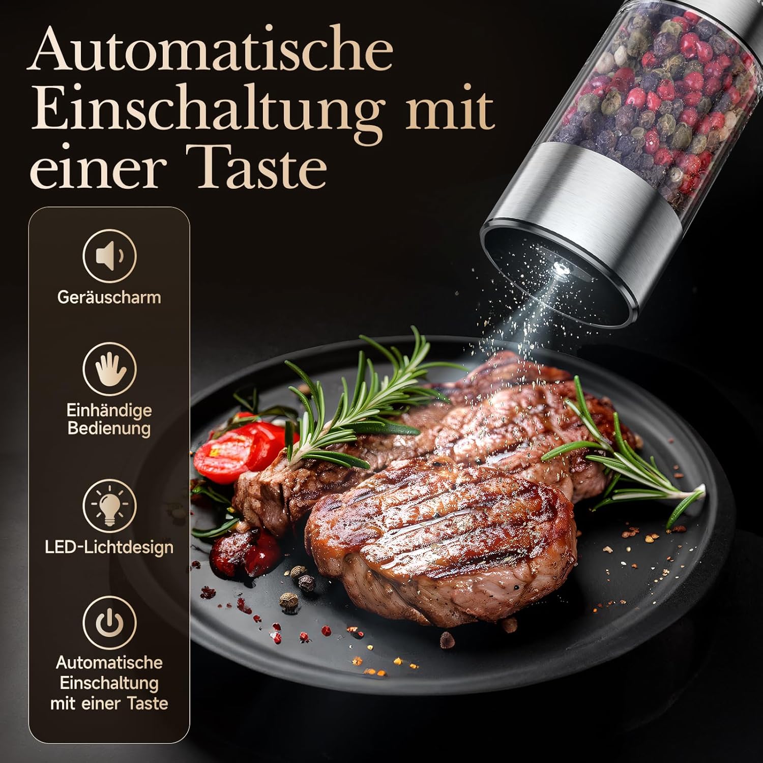 Thumbnail 1 de Variglas 01S elektrische Pfeffermühlen 90 ml 🧂