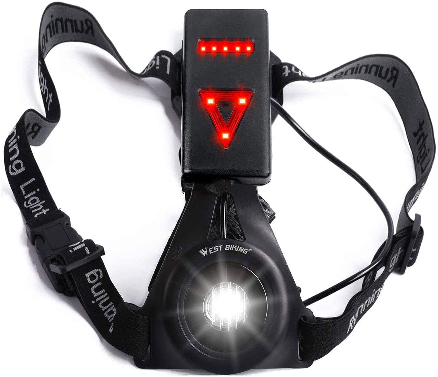 Detalle de Running Light Lamp USB Rechargeable LED Body Torch