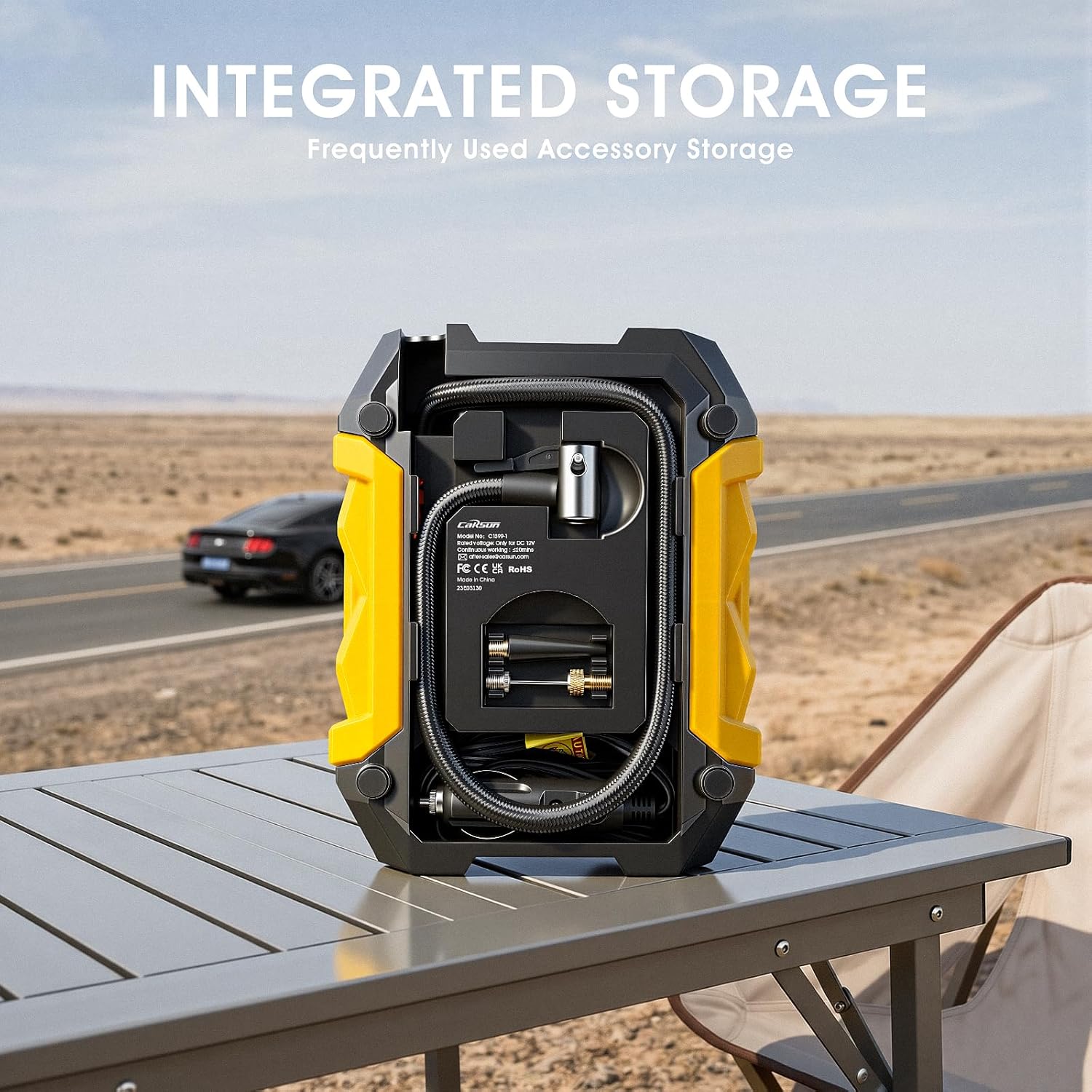 Thumbnail 4 de Digital Air Compressor Portable Tire Inflator 12V