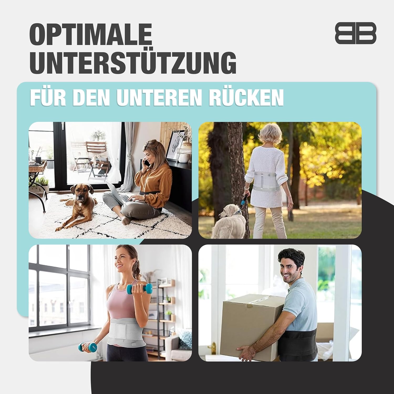 Thumbnail 6 de BACK BODYGUARD Rückenstützgürtel – Orthogürtel für Rücken, Nierenwärmer und ISG-Unterstützung