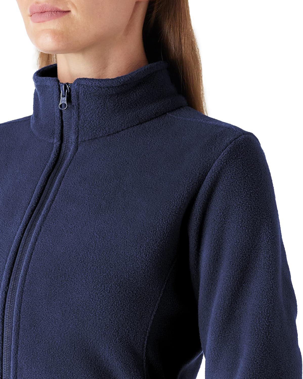 Detalle de Outdoor Ventures Womens Fleece Jackets: Lightweight Warm Full Zip Coat with 4 Large Pockets
