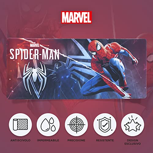 Thumbnail 1 de Grupo Erik Spiderman Tappetino Mouse XXL 80x35 cm – Tappetino da scrivania Spider-Man