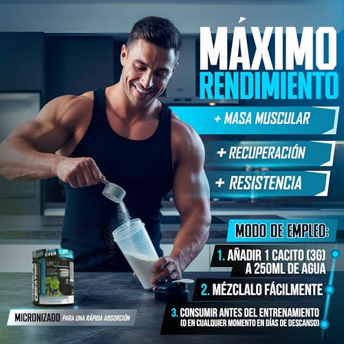 Thumbnail 3 de Creatina Monohidratada Creapure Life Pro – 250 g, Ultra Lime | Pureza alemana para fuerza y recuperación