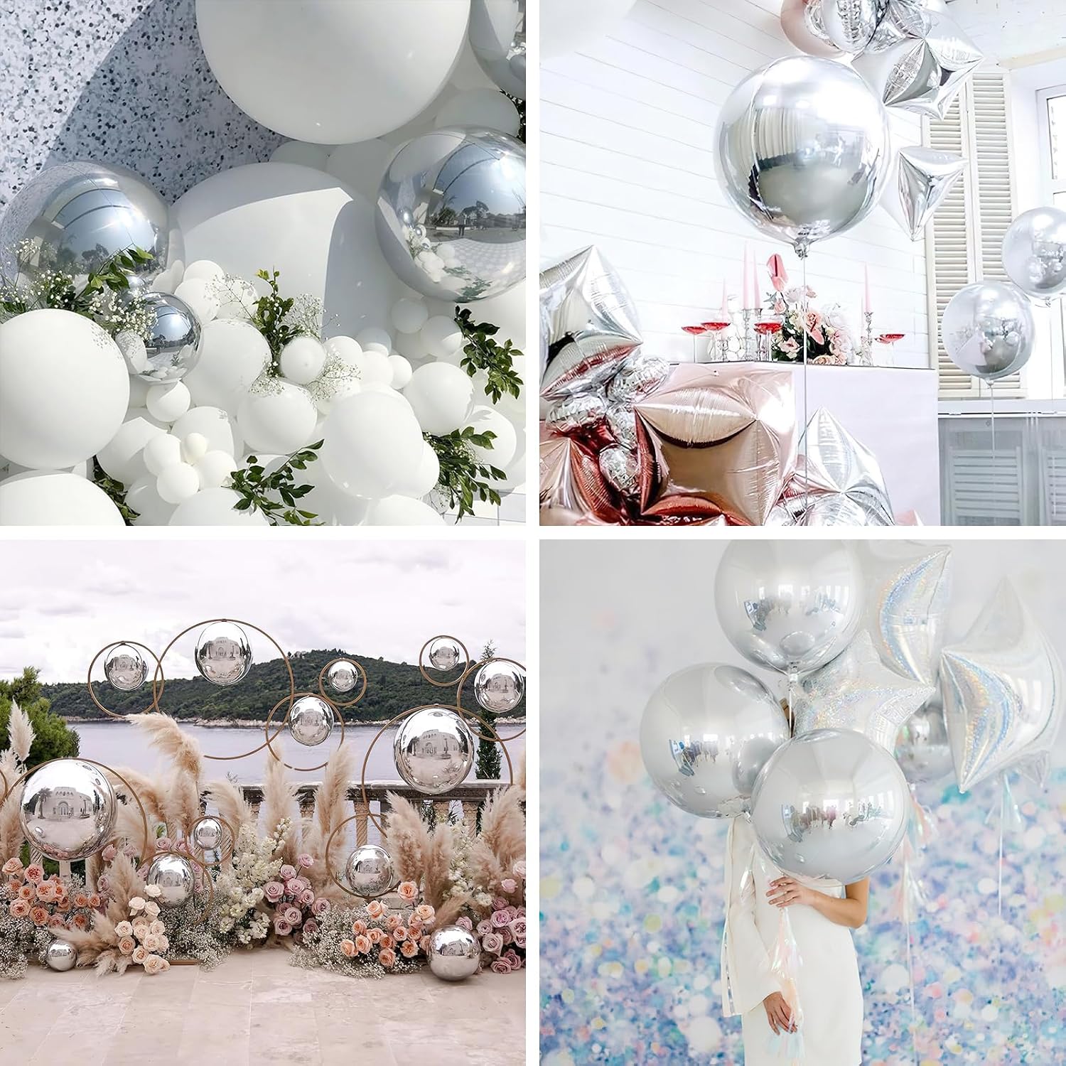 Thumbnail 5 de PartyWoo Metallic Foil Balloons 20pcs ๐