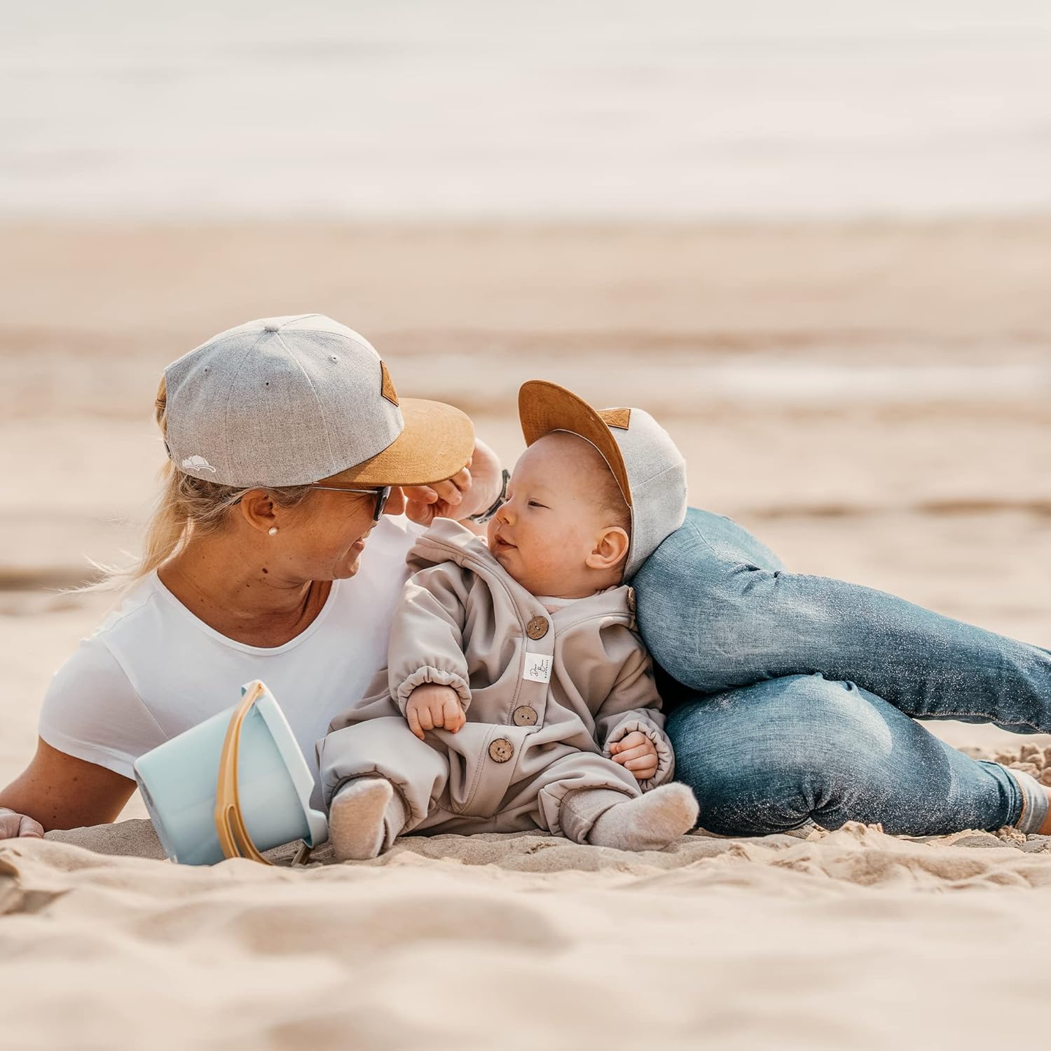 Thumbnail 3 de Soulbuddy Vater Sohn Baseball Cap Set – 2er Partnerlook Familie (One Size + Kinder S/M/L)