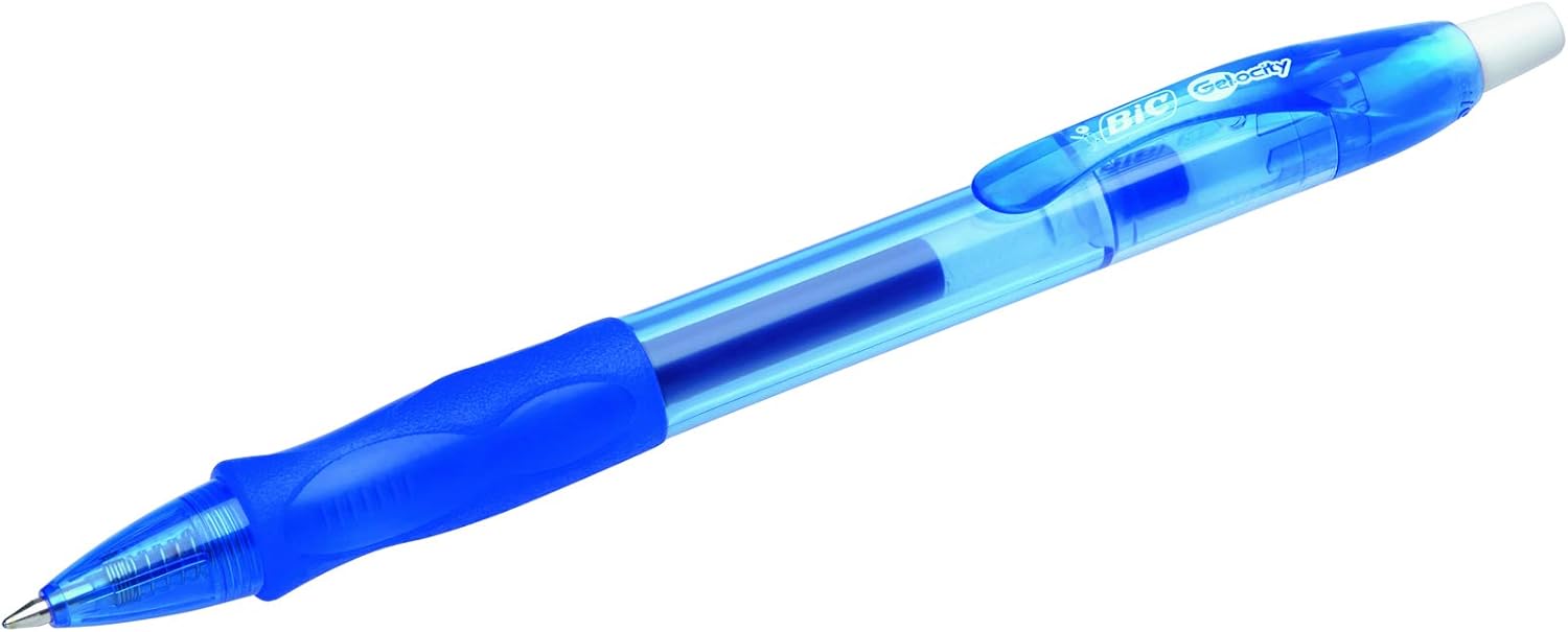 Detalle 2 de BIC Gel-ocity Original Gel-Roller Blau – 12er Pack, nachfüllbar