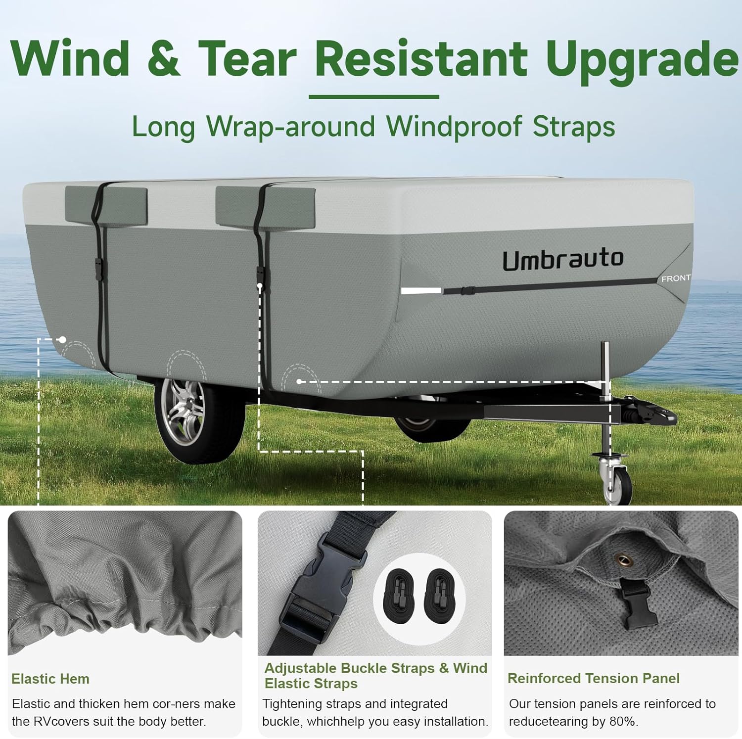 Thumbnail 6 de Umbrauto Pop Up Folding Camper Cover 10'โ12' ๐