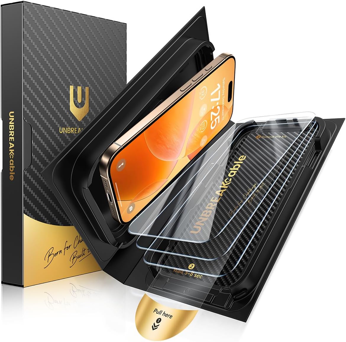 Detalle de UNBREAKcable iPhone 16 Plus Screen Protector