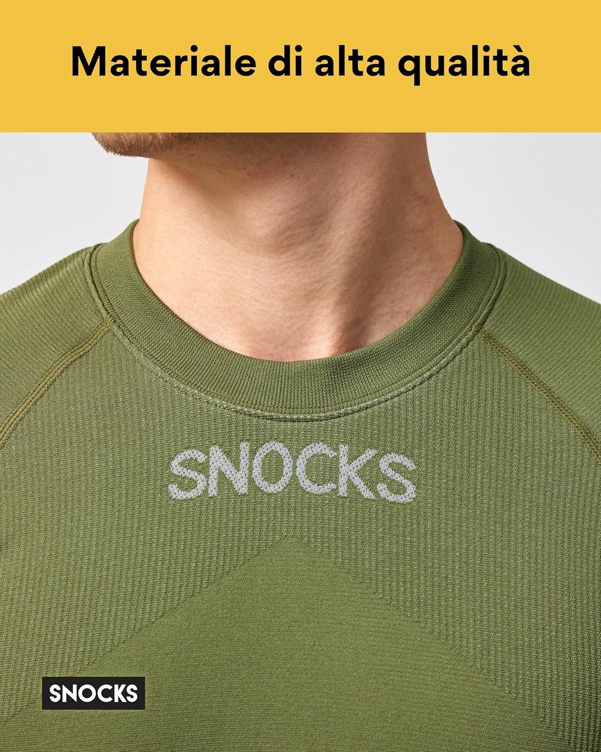 Thumbnail 5 de Snocks biancheria intima termica uomo: tuta termica con maglia a manica lunga e calzamaglia (M-XXL)