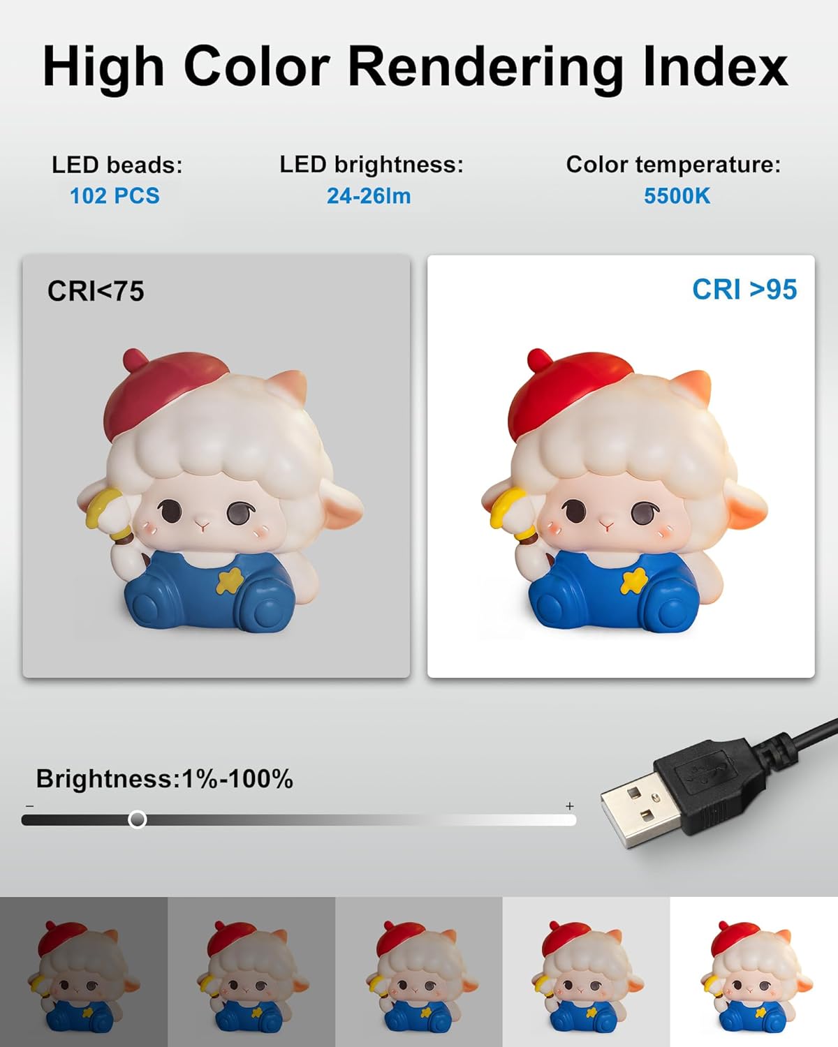 Thumbnail 1 de PULUZ Mini Photo Studio Light Box: Portable 104-LED Shooting Tent with 6 Double-Sided Backgrounds