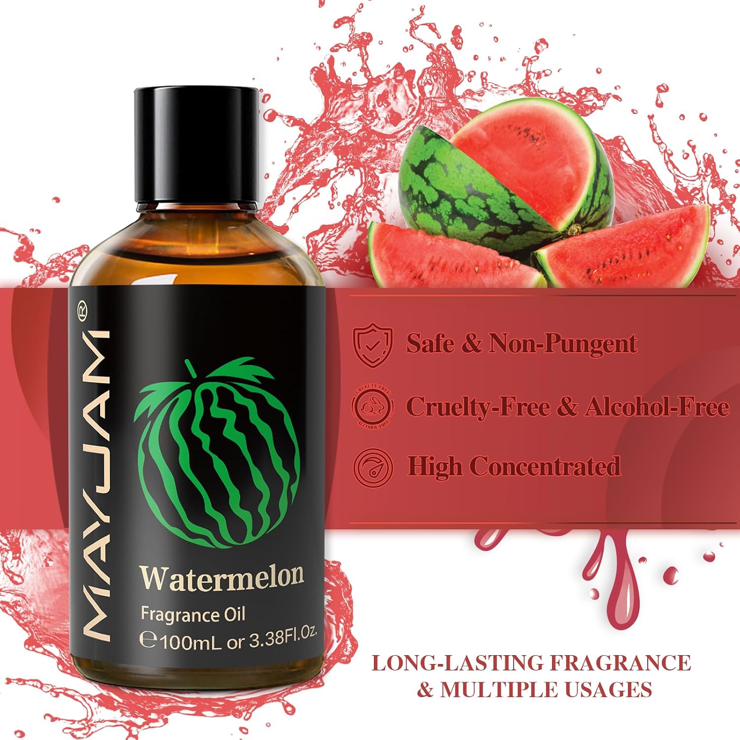 Detalle de MAYJAM Watermelon fragrance oil, 100 mL