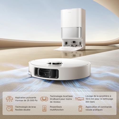 Detalle 2 de Dreame L10s Ultra Gen 3 Kit: Robot aspirateur et laveur ultra-puissant