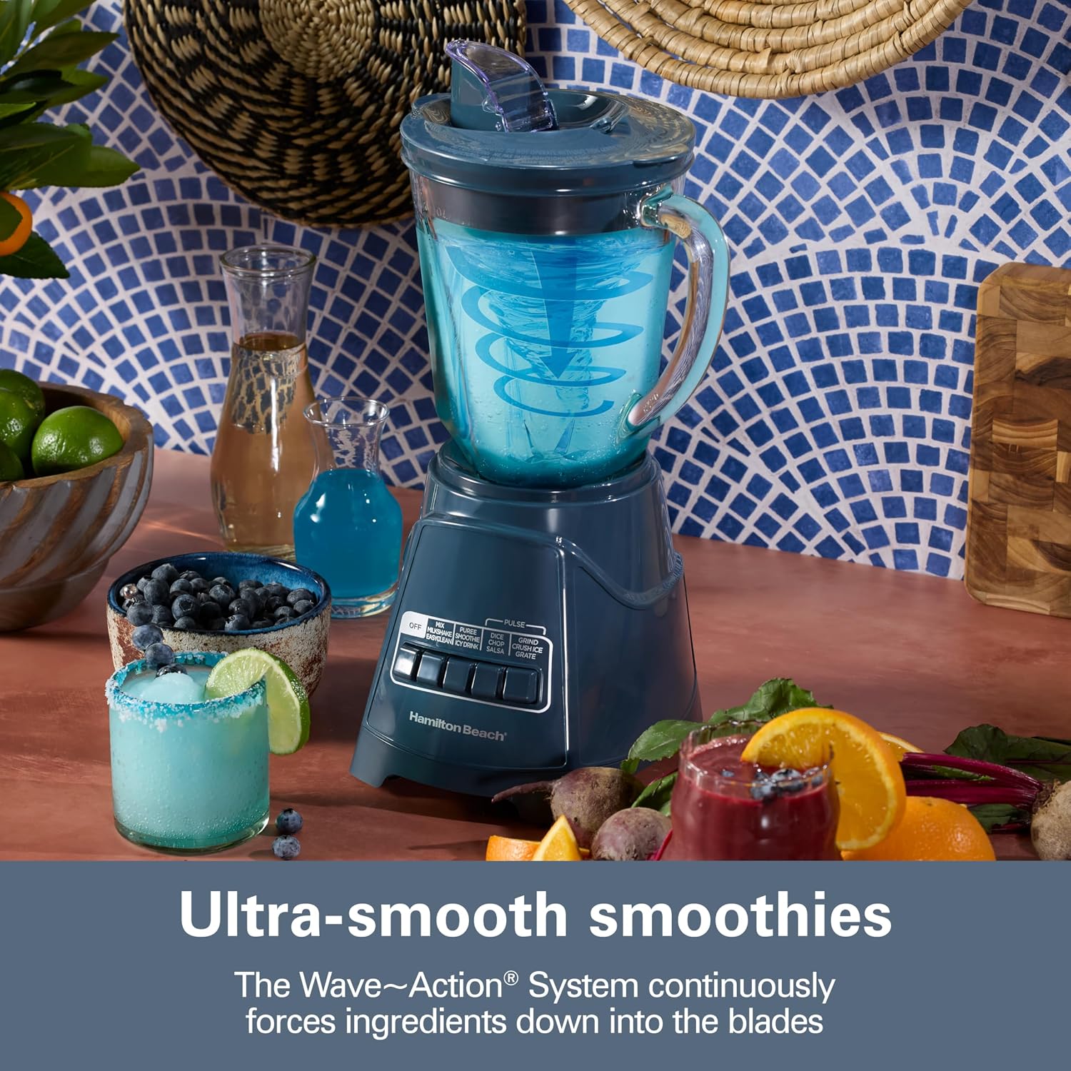 Thumbnail 2 de Hamilton Beach Power Elite Blender For Smoothies With Wave Action System