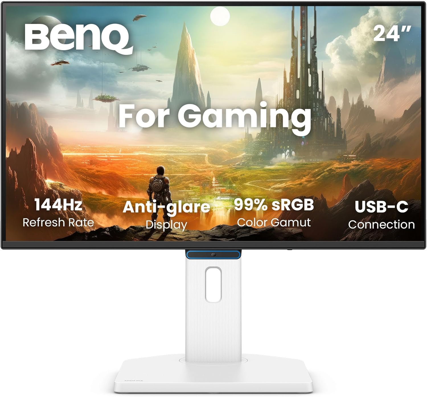 Detalle de BenQ GW2490TE 23,8 Zoll Monitor – 144 Hz, IPS, USB-C, Eye-Care