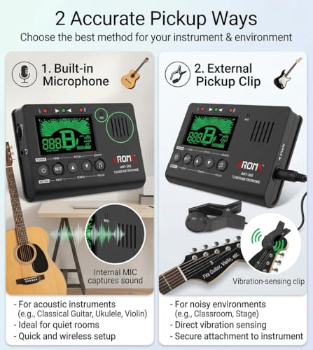 Thumbnail 3 de Ulumac Aroma 3-in-1 Digital Metronome Tuner for Guitar, Bass, Violin, and Piano